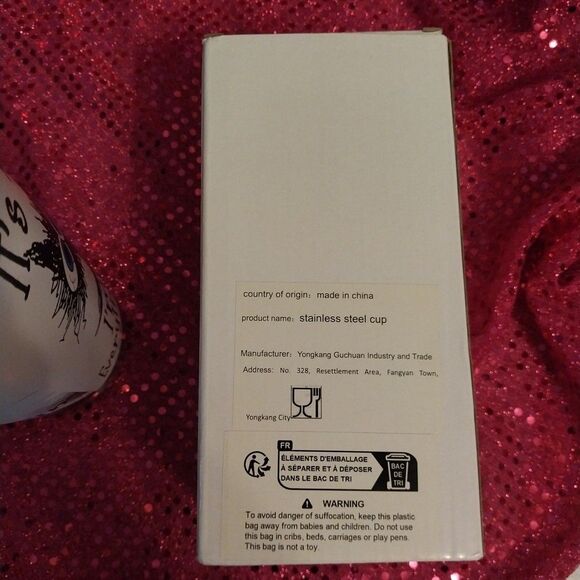 Cat Lover Stainless Steel 20 OZ Tumbler It's Fine I'm Fine Everything Is Fine - Picture 9 of 12